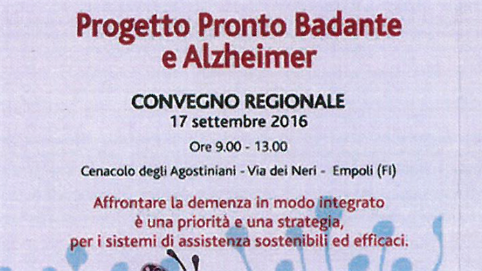 Empoli (FI): "Progetto Pronto Badante e Alzheimer"