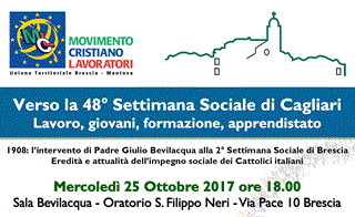 Brescia: "Verso la 48° Settimana Sociale di Cagliari"
