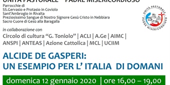Reggio Emilia: "Alcide De Gasperi: un esempio per l'Italia di domani"