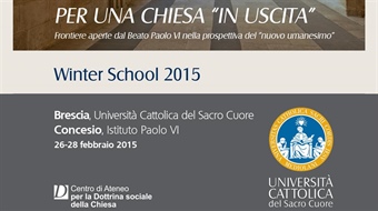 A Brescia dal 26 al 28 febbraio la Winter School 2015