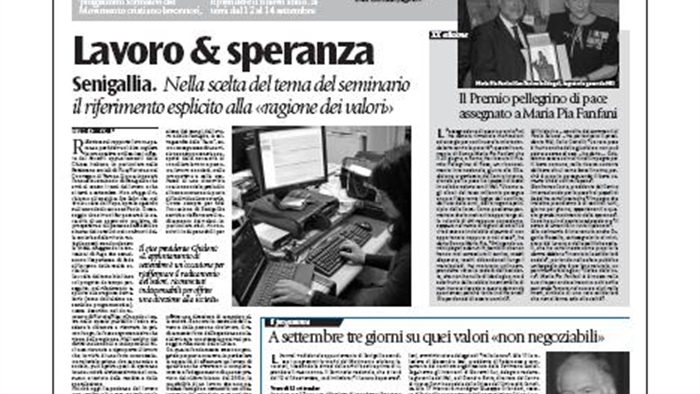 Avvenire, 13 luglio 2008