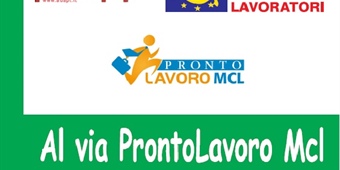 Al via ProntoLavoro MCL ... dalla parte dei giovani