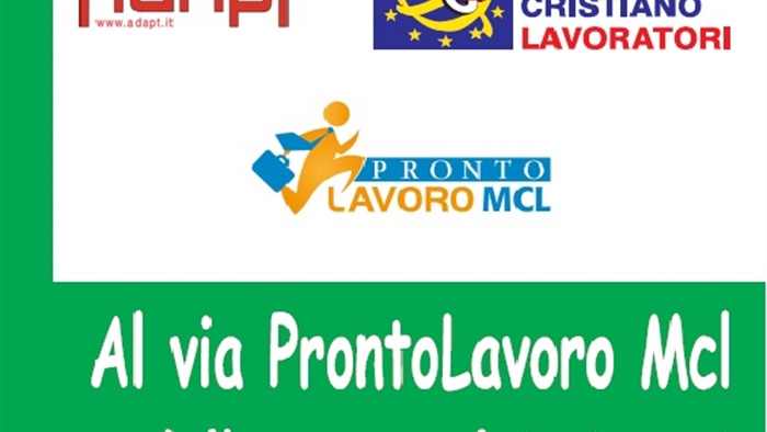 Al via ProntoLavoro MCL ... dalla parte dei giovani