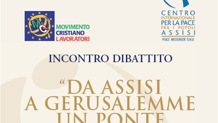 “Da Assisi a Gerusalemme un ponte per la pace”