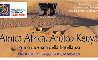 Marsala (TP): Amica Africa, Amico Kenya