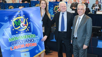 Consegna del labaro all’Unione Regionale MCL Lazio
