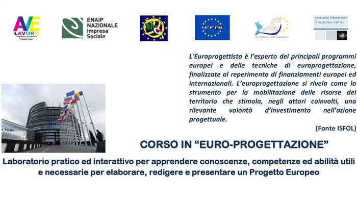 Lamezia Terme (CZ): CORSO IN “EURO-PROGETTAZIONE”