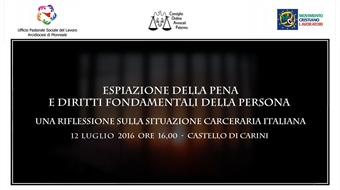 PALERMO: ESPIAZIONE DELLA PENA E DIRITTI FONDAMENTALI DELLA PERSONA