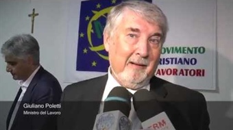 Taranto, il ministro del lavoro Poletti al MCL