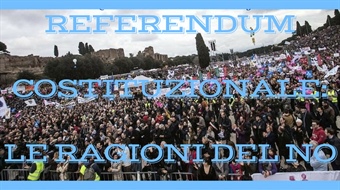 Torino: referendum costituzionale, le ragioni del NO