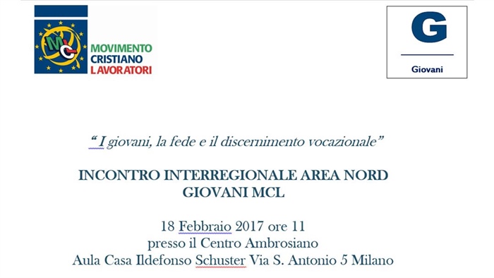 INCONTRO INTERREGIONALE AREA NORD GIOVANI MCL