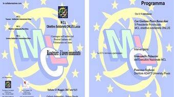 Lucca: "Ricostruire: il lavoro innanzitutto"
