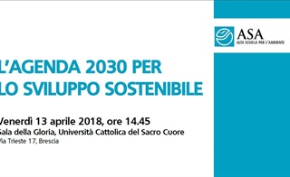 Brescia: L’AGENDA 2030 PER LO SVILUPPO SOSTENIBILE