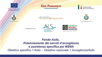 Caltagirone (CT): Fondo Asilo, Potenziamento dei servizi di accoglienza e assistenza specifica per MSNA
