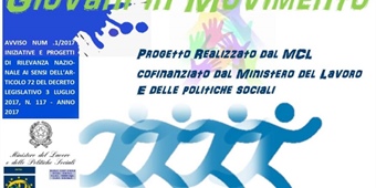 Conferenza Stampa presentazione del progetto: "Giovani in movimento"