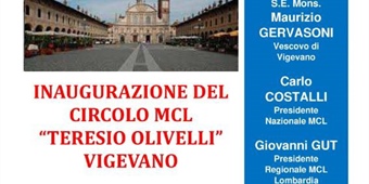 Vigevano (PV) - Inaugurazione del circolo MCL "Teresio Olivelli Vigevano"