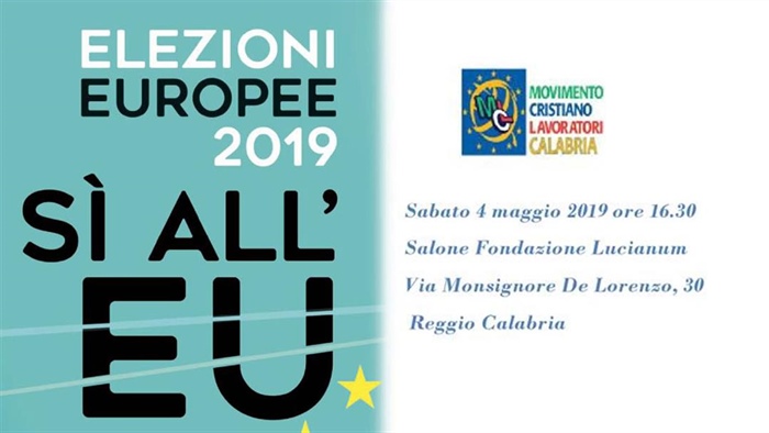 Reggio Calabria: "Sì all&rsquo;Europa per farla"