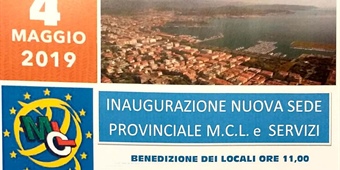 La Spezia: Inaugurazione nuova sede provinciale MCL e Servizi