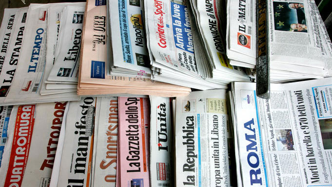 Avvenire - Il Tempo - Corriere della Sera - AgenSIR - RomaSette - Agir - ADN Kronos  - La Presse