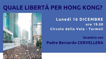 Termoli (CB): "Quale libertà per Hong Kong"