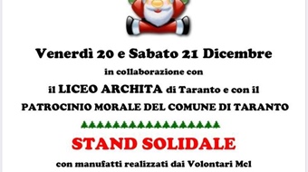 Taranto: "Natale di solidarietà MCL"