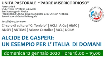 Reggio Emilia: "Alcide De Gasperi: un esempio per l'Italia di domani"