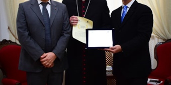 Unione Provinciale MCL Terni, con il “Thomas More International Award 2018” premia l’Amministratore Apostolico del Patriarcato latino di Gerusalemme, Arcivescovo Mons. Pierbattista Pizzaballa