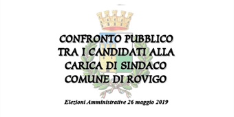 Confronto pubblico tra  i candidati alla carica di sindaco del comune di Rovigo