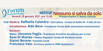 Napoli: "Nessuno si salva da solo" - Preserviamo il bene Salute