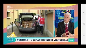 19/05/2021 - Il presidente del MCL Antonio Di Matteo a Uno Mattina