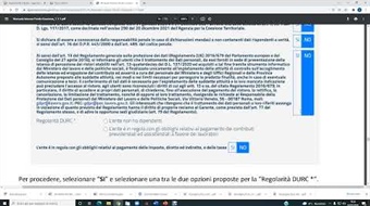 TUTORIAL COMPILAZIONE ISTANZA DI RISTORO