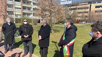 BOLOGNA: INAUGURAZIONE GIARDINO GIOVANNI BERSANI