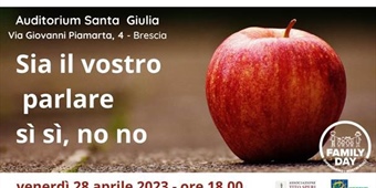 Brescia: "Sia il vostro parlare sì sì, no no"