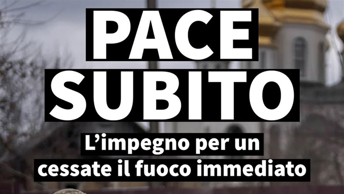 PACE SUBITO: l&rsquo;impegno per un cessate il fuoco immediato
