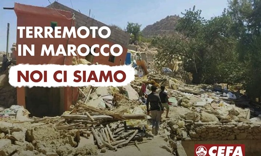 CEFA IMPEGNATO PER IL TERREMOTO A MARRAKESH