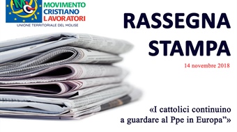Campobasso: "Movimento cristiano lavoratori, venerdì il congresso regionale"