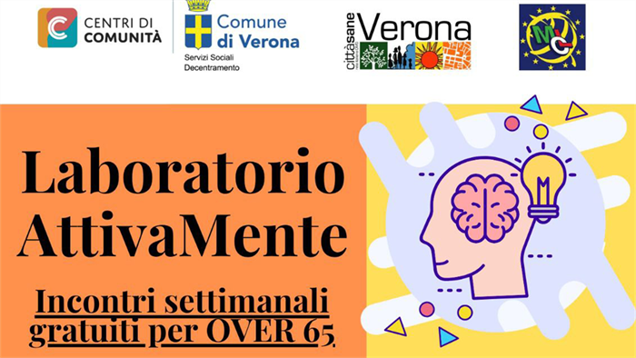 Laboratorio AttivaMente Incontri settimanali gratuiti per OVER 65