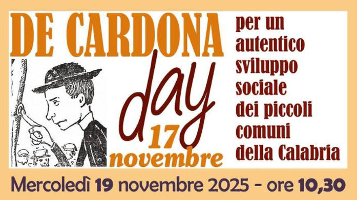 De Cardona Day 2025: oltre il profitto, per un autentico sviluppo dei piccoli comuni della Calabria