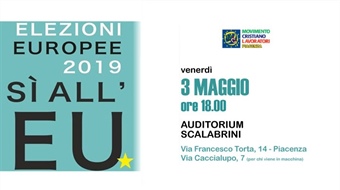 Piacenza: "Sì all'Europa, per farla"