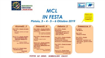Pistoia: MCL In festa
