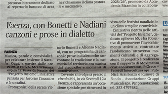 Faenza: Canzoni e prose in dialetto