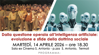 Termoli: "Dalla questione operaia all'intelligenza artificiale: evoluzione e sfide della dottrina sociale"