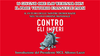 WEBINAR: "Il futuro delle nostre democrazie nel nuovo ordine mondiale"