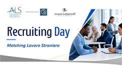 Recruiting Day: Matching Lavoro Straniero