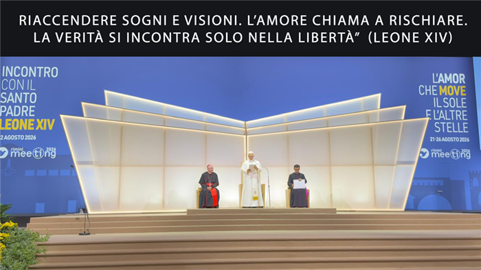 Luzzi (MCL): «Entusiasmo e speranza dalla visita di Leone XIV al Meeting, un richiamo decisivo a custodire l’umano»