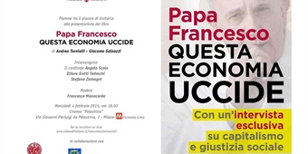 Presentazione del libro 'Papa Francesco. Questa economia uccide'